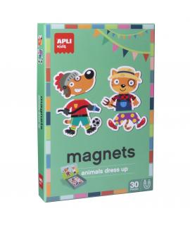Apli Kids Juego Magnetico Dress Up Profesiones - Escenario Imantado de 28x18 - 30 Fichas Tematicas - Fomenta la Imaginacion y