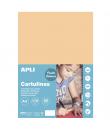 Apli Cartulina Salmon A4 170g 50 Hojas