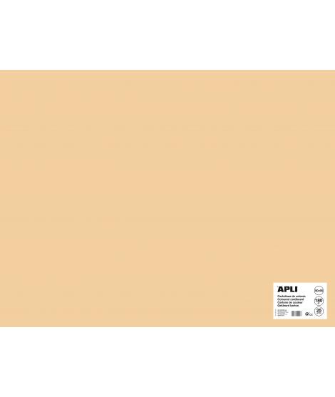 Apli Cartulina Salmon 50 x 65mm 170g 25 Hojas