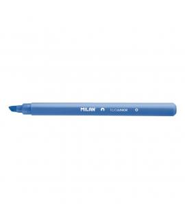 Milan Junior Marcador Fluorescente - Punta Biselada 1 - 4mm - Color Azul