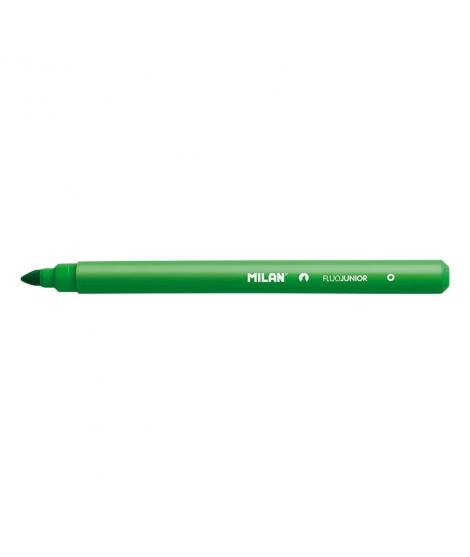 Milan Junior Marcador Fluorescente - Punta Biselada 1 - 4mm - Color Verde