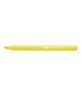 Milan Junior Marcador Fluorescente - Punta Biselada 1 - 4mm - Color Amarillo