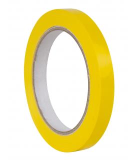 Apli Cinta Adhesiva Amarilla 12mm x 66m - Resistente al Agua y a la Intemperie - Facil de Cortar y Manipular - Ideal para Etique