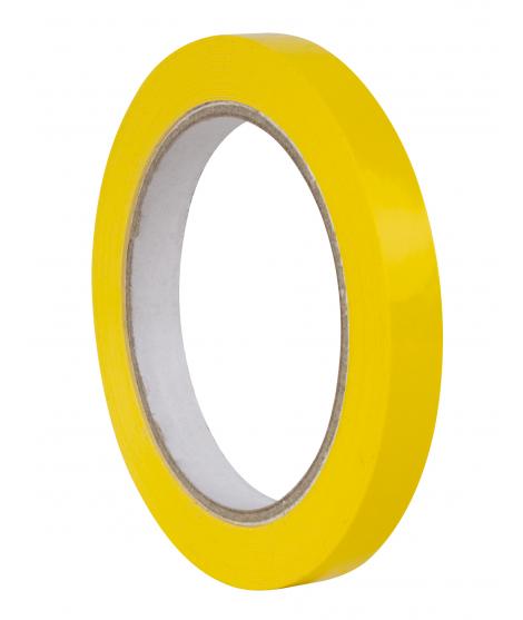 Apli Cinta Adhesiva Amarilla 12mm x 66m - Resistente al Agua y a la Intemperie - Facil de Cortar y Manipular - Ideal para