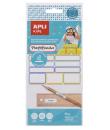 Apli Etiquetas Plastificadas Surtidas - Tres Tamaños: 46.5x10mm (14), 30.5x19mm (3), 30.6x11mm (18) - Alta Calidad y Durabilidad