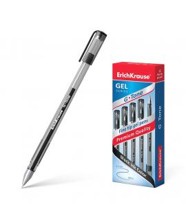 Erichkrause G-Tone Boligrafo de Gel - Cuerpo Translucido con Grip Perfilado Triangular - Punta de 0,5mm - Tinta de Gel de Secado