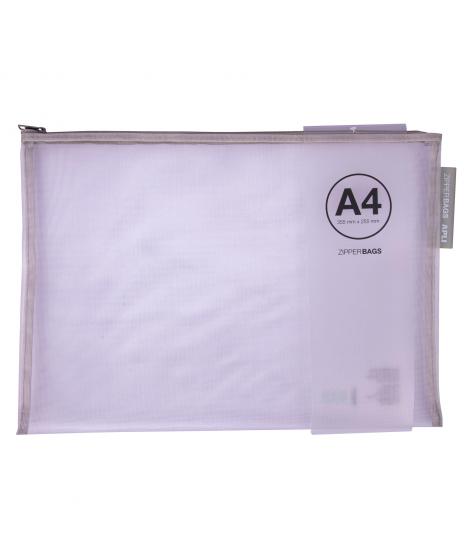 Apli Sobres Porta-Todo Nylon Transpirable A4 - Tacto Agradable, Portatiles, Resistentes y Duraderos - Ideal para Documentos, Equ