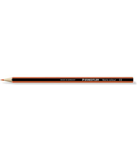 Staedtler Noris Colour 185 Lapiz Hexagonal de Color - Resistencia a la Rotura - Material Wopex - Color Naranja