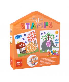 Apli Myfirststamps - Sellos para Niños - Diseños Variados y Divertidos - Faciles de Usar