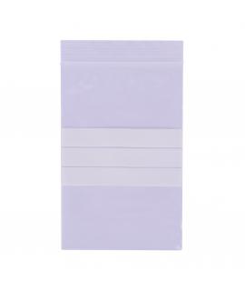 Apli Bolsas con Zip Auto Cierre Transparentes - 80 x 120mm - Material LDPE - Cierre Seguro y Facil Manipulacion - Aptas para Uso