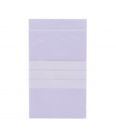Apli Bolsas con Zip Auto Cierre Transparentes - 80 x 120mm - Material LDPE - Cierre Seguro y Facil Manipulacion - Aptas para Uso