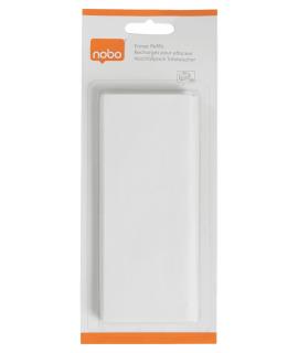 Nobo Pack de 10 Recambios para Borrador Magnetico Nobo 1901433 de Pizarra Blanca