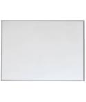 Nobo Pizarra Blanca Magnetica Pequeña con Marco de Aluminio 585x430mm - Borrado en Seco - Almohadillas Adhesivas - Ideal para Of