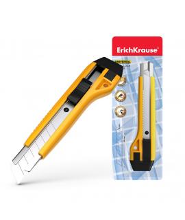 Erichkrause Cuter con Fijador Automatico Universal - Sistema de Retencion de Cuchilla Autobloqueo - Partidor Incorporado - Cuchi