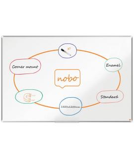 Nobo Premium Plus Pizarra Magnetica de Acero Vitrificado 1800x1200mm - Montaje en Esquina - Blanco