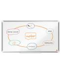 Nobo Premium Plus Pizarra Magnetica de Acero Lacado Panoramica 890x500mm - Montaje en Esquina - Blanco