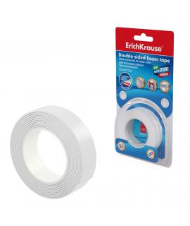 Erichkrause Cinta Adhesiva de Doble Cara a Base de Espuma - 1mmx15mmx2m - Color Transparente