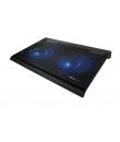 Trust Base de Refrigeracion para Portatil hasta 17.3" USB - Iluminacion LED Azul - 2 Ventiladores de 125mm - 800 RPM - 360 x 280