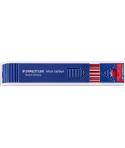 Staedtler Mars Lumochrom 204 Pack con 12 Minas de Dibujo - Mina de 3mm - Longitud de 130mm - Color Rojo