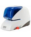 Rapid Grapadora Electrica Supreme R5050E - 50 Hojas - Carga de Cartucho - Duradera - Blanco/Azul