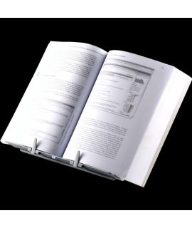 Fellowes Atril para Libros Ajustable con Clips - 9 Ajustes de Altura - Base Antideslizante y Plegable - Capacidad para 400