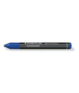 Staedtler Lumocolor Permanent Omnigraph 236 Cera Permanente Hexagonal - Resistente al Agua - Diametro 12mm Aprox - Color Azul