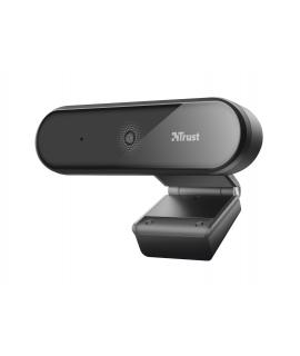Trust Tyro Webcam Full HD 1080p USB 2.0 - Microfono Incorporado - Enfoque Automatico - Angulo de Vision 64º - Tripode Incluido -