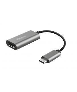 Trust Dalyx Adaptador USB-C a HDMI - Compatible con UHD 4K - Audio Multicanal - Aluminio