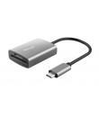 Trust Dalyx Lector de Tarjetas USB-C - SD, MicroSD - Aluminio