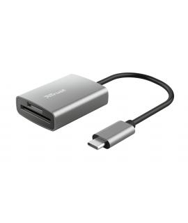 Trust Dalyx Lector de Tarjetas USB-C - SD, MicroSD - Aluminio