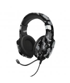 Trust Gaming GXT 323K Carus Auriculares con Microfono - Microfono Flexible - Diadema Ajustable - Amplias Almohadillas -