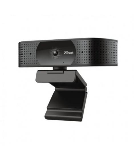 Trust TW350 Webcam UltraHD 4K USB 2.0 - 2 Microfonos Incorporados - Enfoque Automatico - Campo de Vision 74º - Tapa de Privacida