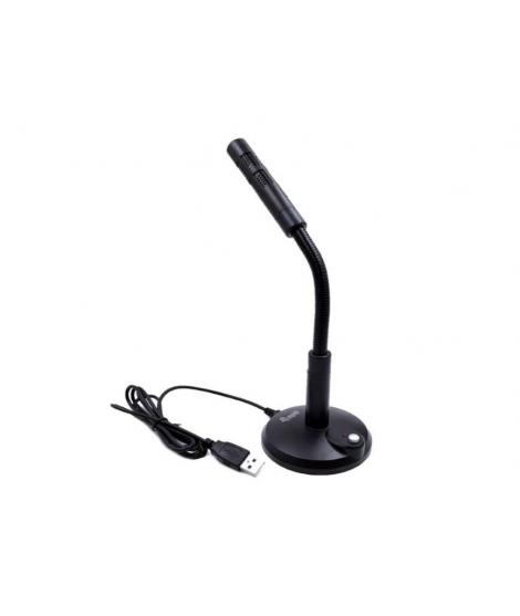Equip Microfono de Escritorio Flexible USB - Boton OnOff y Mute - Cable de 1.20m