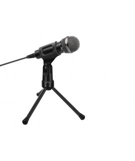 Equip Mini Microfono de Escritorio con Tripode - Boton OnOff - Jack 3.5mm - Cable de 1.80m
