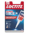 Loctite Superglue-3 Precision Max 10gr - Adhesivo Liquido Transparente - Boquilla Extralarga - Secado Rapido - Resistente al Agu