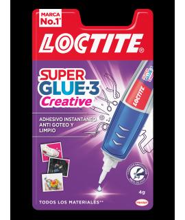 Loctite Superglue-3 Creative Pen 4Gr - Adhesivo Universal en Forma de Boligrafo - Aplicacion Gota a Gota Precisa y Limpia - No G