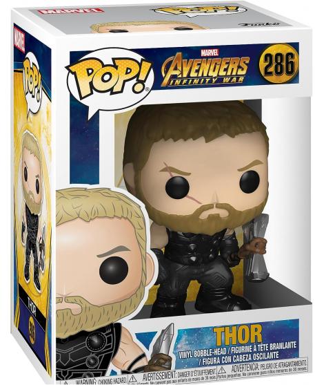 Funko Pop Marvel Avengers Infinity War Thor - Figura de Vinilo - Altura 9cm aprox.