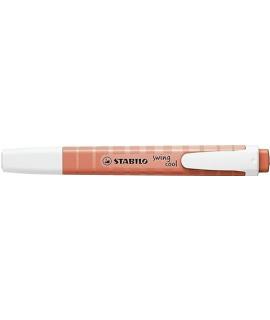 Stabilo Swing Cool Pastel Marcador Fluorescente - Cuerpo Plano - Punta Biselada - Trazo entre 1 y 4mm - Tinta con Base de Agua -