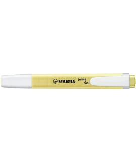 Stabilo Swing Cool Pastel Marcador Fluorescente - Cuerpo Plano - Punta Biselada - Trazo entre 1 y 4mm - Tinta con Base de Agua -