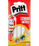 Pritt Multitack Pack de 65 Piezas de Masilla Adhesiva Blanca - Fuertes, Limpias y Removibles