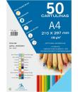 Dohe Pack de 50 Cartulinas A4 180 g/m² - Aptas para Impresion - PH Neutro - Libres de Cloro Elemental - Color Azul Oceano