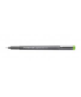 Staedtler Pigment Liner 308 Rotulador Calibrado - Trazo 0.3mm - Secado Rapido - Color Verde Claro