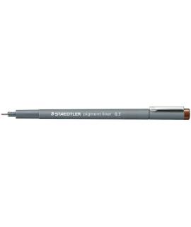 Staedtler Pigment Liner 308 Rotulador Calibrado - Trazo 0.3mm - Secado Rapido - Color Marron