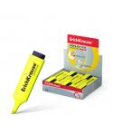 Erichkrause Visioline V-20 - Marcador de Texto - Punta Biselada - Tinta Fluorescente a Base de Agua - Color Amarillo