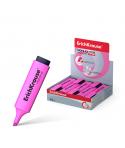 Erichkrause Visioline V-20 - Marcador de Texto con Punta Biselada - Tinta Fluorescente a Base de Agua - Color Rosa