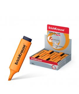 Erichkrause Visioline V-20 - Marcador de Texto Fluorescente - Punta Biselada - Color Naranja