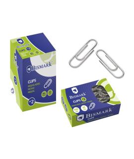 Bismark Pack de 100 Clips Nº2 32mm - Niquelados