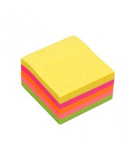 Bismark Taco de 450 Notas Adhesivas 76x76mm - Colores Neon Surtidos