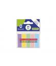 Bismark Pack de 125 Indices Adhesivos 45mm x 12mm - Colores Pastel Surtidos