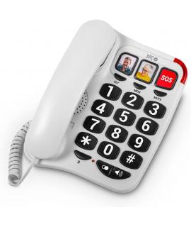 SPC Telefono Fijo para Personas Mayores - Teclas XXL - Llamadas con una Sola Pulsacion - Volumen de Timbre de 93Db -